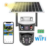 Çift Kameralı Wifi Solar PTZ Kamera V380 Pro Yazılım
