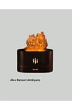 SAYARMRKT Hava Nemlendirici Alev Görünümlü Aromaterapi Siyah 20W Sessiz Çalışma