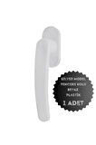 Pencere Kolu PVC Silver Model / Plastik  1 Adet
