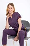 UÇAK MEDİKAL SOFT MÜRDÜM U-FLEX KADIN LİKRALI CERRAHİ TAKIM-DOKTOR HEMŞİRE