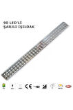 Şarj Edilebilir 90 Ledli Şarjlı Işıldak Cata Tuna 9w Şarjlı Led Işıldak Acil Durum Lambası