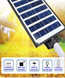 100W Güneş Enerjili Sokak Lambası Bahçe Aydınlatması Kumandalı Sensörlü HeroLed Solar Sokak Armatürü