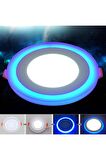 Hero Çift Renkli Led Panel 6+3 Watt Mavi-Beyaz İki Renkli Tavan Spot Lambası