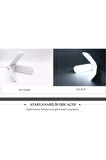 Pervane Led Ampul 3 Kollu Katlanabilir 40w 6500k Beyaz Işık Yaprak Led Ampul