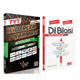 Liderler Karması TYT Biyoloji 10 Yayın 30 Deneme ve AKM Dil Bilgisi Soru Bankası Seti 2 Kitap