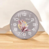 BOMBELİ 30X30 MODERN  TASARIM DUVAR SAATİ