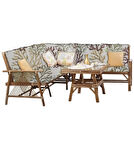 Uğurlu Bambu Modern Köşe Koltuk Takımı