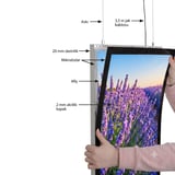 Magneco Ledbox Çift Taraflı İşıklı Çerçeve B1