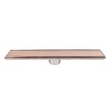 Sukar Duş Kanalı Bronz 40 Cm Line 6 Ve Yeşil Alt Dirseği