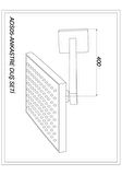 GPD Ankastre Duş Başlığı ADS05