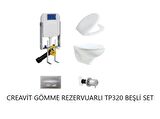 Creavit GR5001 - Tp320 Gömme Rezervuar Seti 5 PARÇA  ORJİNAL SET