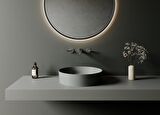 Creavit Loop Ø 45 cm Set Üstü Çanak Lavabo COOLGREY LP145
