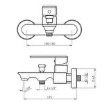 GPD Altın Banyo Mutfak Lavabo Bataryası Provido MBB155-A*MLB156-A*MTE155-A