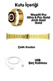 WEARFİT ULTRA 8 PRO Akıllı Kol Saati Smart Watch Model:inç 49mm TFT Ekran GOLD