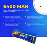 Mova E30 Pro 6400 mAh 14.4V Robot Süpürge Batarya