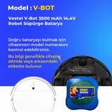 Vestel V-Bot 3500 mAh 14.4V Robot Süpürge Batarya