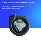 Xiaomi Mop G1 2in1 Essential Robot Süpürge Fan (Vakum) Motor