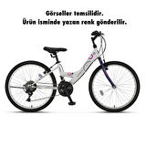 Ümit 2400 Colorado Kadın Dağ Bisikleti 357H V 24 Jant 21 Vites Nardo Mor