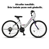 Ümit 2400 Colorado Bayan Dağ Bisikleti 357H V 24 Jant 21 Vites Turuncu Pembe
