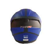 KASK ÇENE AÇILIR VİZÖRLÜ MAVİ-SİYAH RS2 ECE 2206 BELGELİ L BEDEN