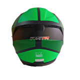 KASK ÇENE AÇILIR VİZÖRLÜ YEŞİL-SİYAH RS2 ECE 2206 BELGELİ XXL BEDEN