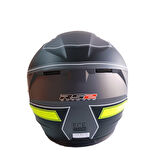 KASK ÇENE AÇILIR VİZÖRLÜ AÇIK YEŞİL-GRİ RS2 ECE 2206 BELGELİ XXL BEDEN