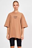ALEXANDERGARDI BASKILI OVERSİZE T-SHİRT (UN-0046 01)