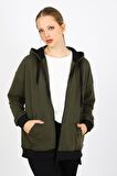 ALEXANDERGARDI FERMUARLI KAPÜŞONLU SWEATSHİRT (B22-75300)