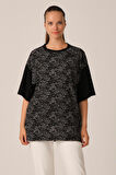 ALEXANDERGARDI BASKILI OVERSİZE T-SHİRT (UN-70417)