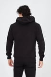 Unisex Tam Fermuarlı Kapşonlu SweatShirt - Siyah