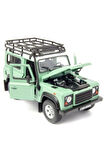 Land Rover Defender 1984 Model Araba 1:24 Ölçek Koleksiyon Yeşil