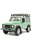 Land Rover Defender 1984 Model Araba 1:24 Ölçek Koleksiyon Yeşil