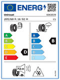 Uniroyal 205/60R16 92H WinterExpert Oto Kış Lastiği (Üretim Yılı: 2024)