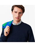 Lacoste Erkek Regular Fit Bisiklet Yaka Lacivert Sweatshirt