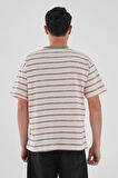 ALEXANDERGARDI Cep Detaylı Çizgili T-shirt