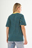 ALEXANDERGARDI Cep Detaylı Çizgili T-shirt