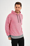 ALEXANDERGARDI ÇİZGİLİ KAPÜŞONLU SWEATSHIRT (UNX-00242)