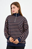 ALEXANDERGARDI DİK YAKA FERMUARLI SWEATSHIRT (UNX-00247-WN)