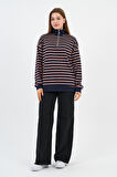 ALEXANDERGARDI DİK YAKA FERMUARLI SWEATSHIRT (UNX-00247-WN)
