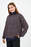 ALEXANDERGARDI DİK YAKA FERMUARLI SWEATSHIRT (UNX-00247-WN)