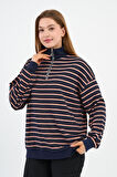 ALEXANDERGARDI DİK YAKA FERMUARLI SWEATSHIRT (UNX-00247-WN)