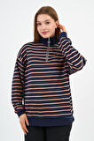 ALEXANDERGARDI DİK YAKA FERMUARLI SWEATSHIRT (UNX-00247-WN)