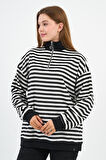 ALEXANDERGARDI DİK YAKA FERMUARLI SWEATSHIRT (UNX-00247-WN)
