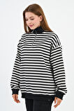 ALEXANDERGARDI DİK YAKA FERMUARLI SWEATSHIRT (UNX-00247-WN)