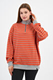 ALEXANDERGARDI DİK YAKA FERMUARLI SWEATSHIRT (UNX-00247-WN)