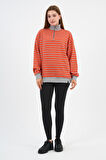 ALEXANDERGARDI DİK YAKA FERMUARLI SWEATSHIRT (UNX-00247-WN)