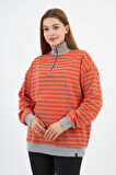 ALEXANDERGARDI DİK YAKA FERMUARLI SWEATSHIRT (UNX-00247-WN)