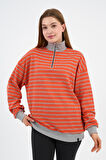 ALEXANDERGARDI DİK YAKA FERMUARLI SWEATSHIRT (UNX-00247-WN)