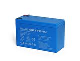 Blue Battery 12 Volt 7 Amper Bakımsız Kuru Akü , Ups Aküsü