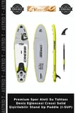 Premium Spor Aleti Su Tahtası Deniz Eğlencesi Cressi Solid Şişirilebilir Stand Up Paddle (I-SUP) GREY 320CM